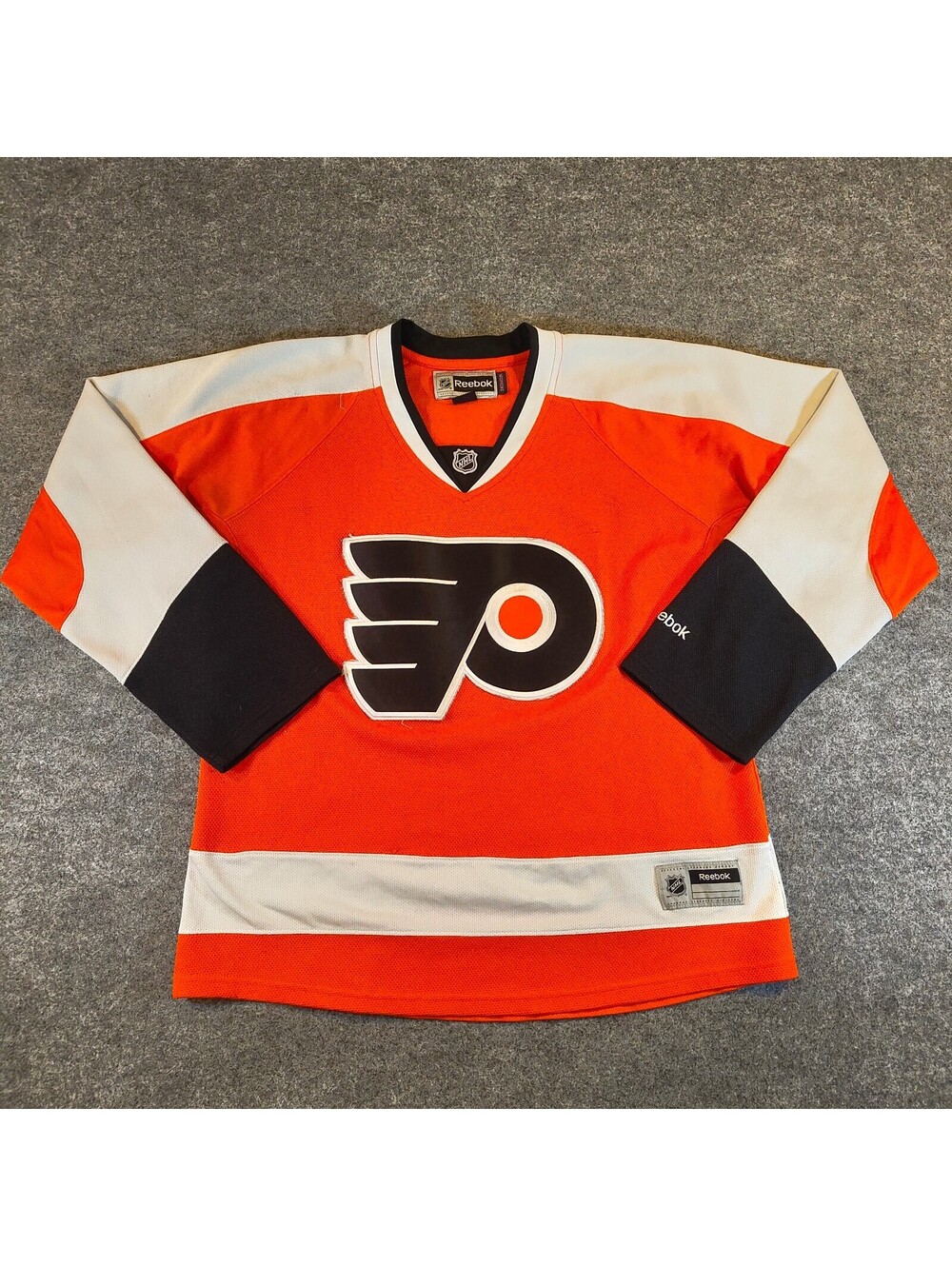 Reebok Philadelphia Flyers NHL Women's Orange Hockey Jersey Size XL